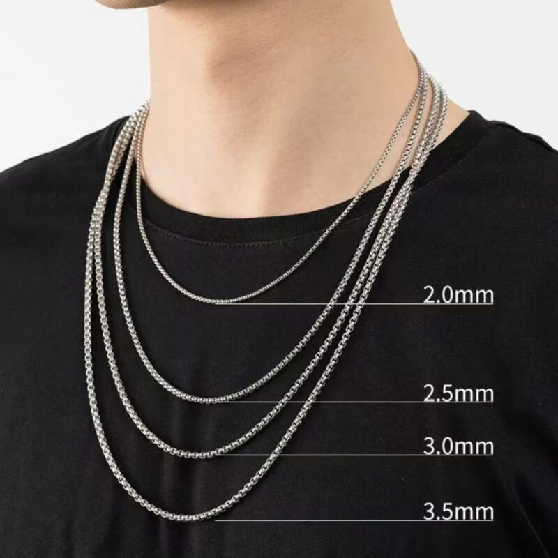 Minimalist Stainless Steel Necklace – Simple Everyday Jewelry