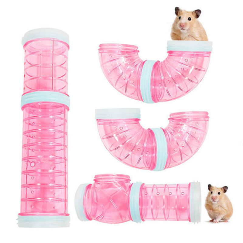Hamster Transparent Tunnel Toy
