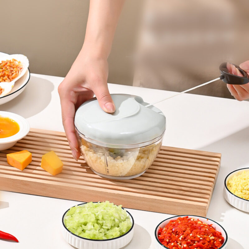 Manual Pull String Garlic & Vegetable Chopper
