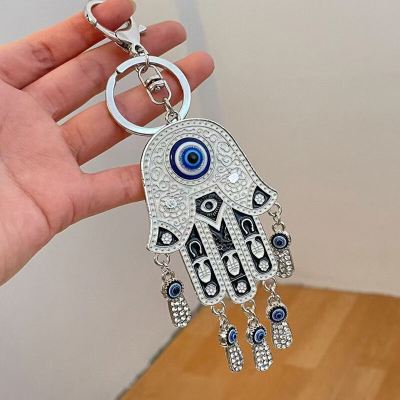 Evil Eye Keychain – Protective Good Luck Charm
