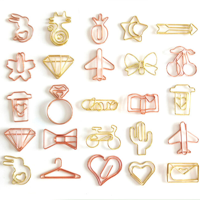 Creative Office Paper Clips – Assorted Shapes